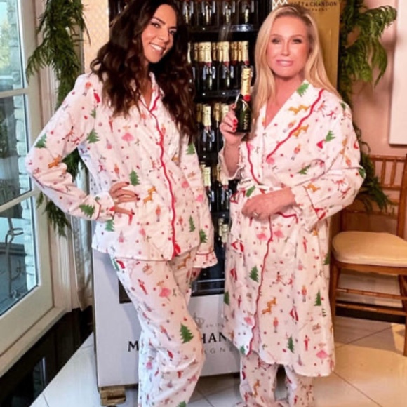SANT AND ABEL CHRISTMAS EDITION PAJAMAS BY CATHY HILTON - Picture 1 of 2